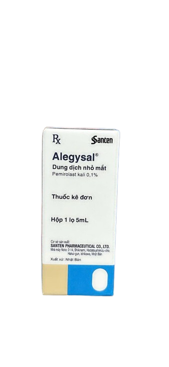 Alegysal 0.1% nhỏ mắt lọ 5ml Santen Nhật