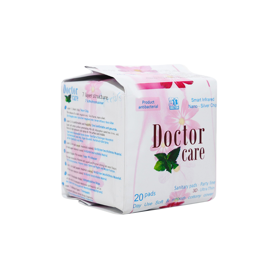 Băng vệ sinh Doctor Care hàng ngày gói 20 miếng D&G America