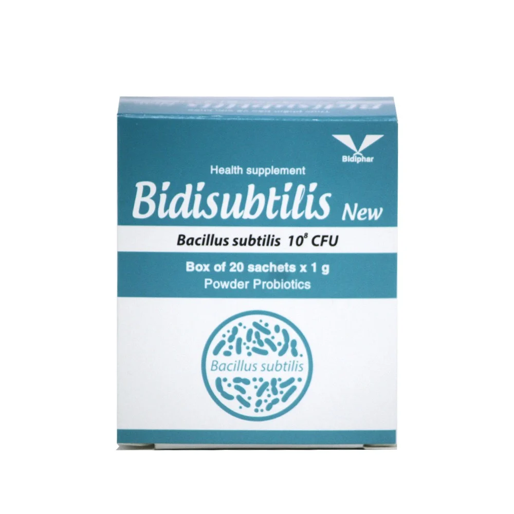 Bidisubtilis men tiêu hóa hộp x 20 gói Bình Định
