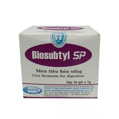 Biosubtyl SP hộp 25 gói Đà Lạt