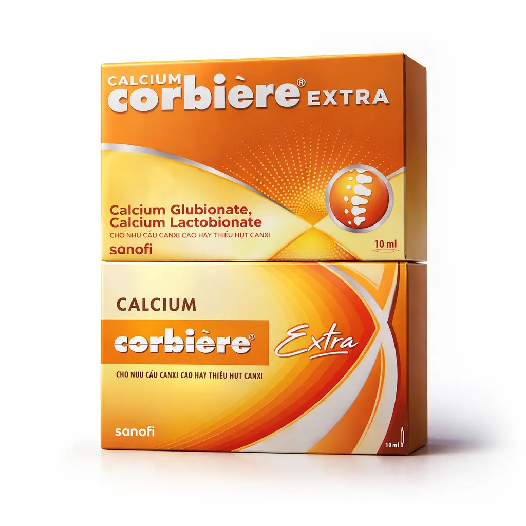 Calcium Corbiere Extra người lớn hộp 30 ống x 10ml Sanofi
