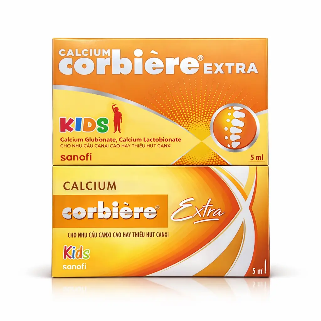 Calcium Corbiere Extra Kids hộp 30 ống x 5ml Sanofi