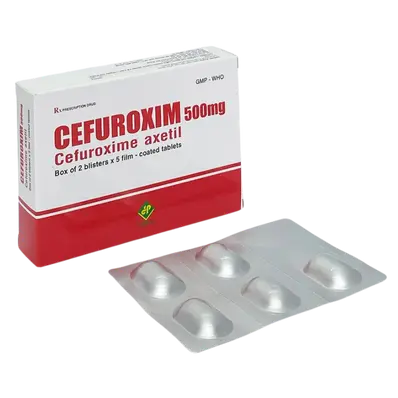 Cefuroxim 500mg hộp 10 viên nén Vidipha