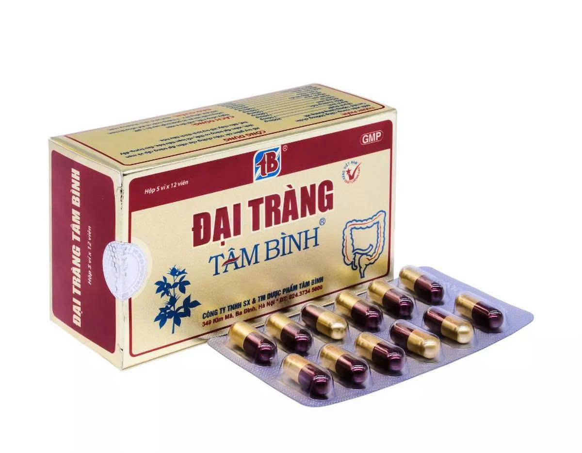 Đại tràng Tâm Bình hộp 5 vỉ x 12 viên nang