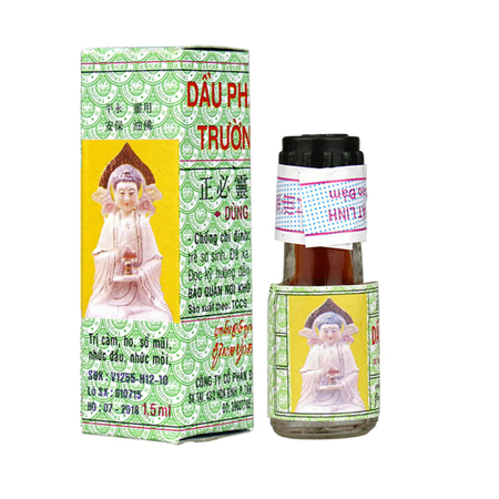 Dầu Phật linh Trường Sơn hộp 10 lọ x 1.5ml