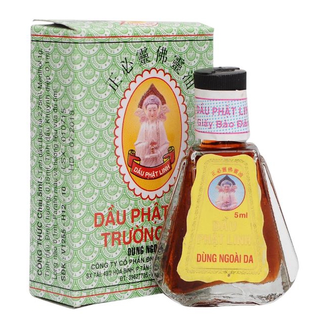 Dầu Phật linh Trường Sơn hộp 12 lọ x 5ml