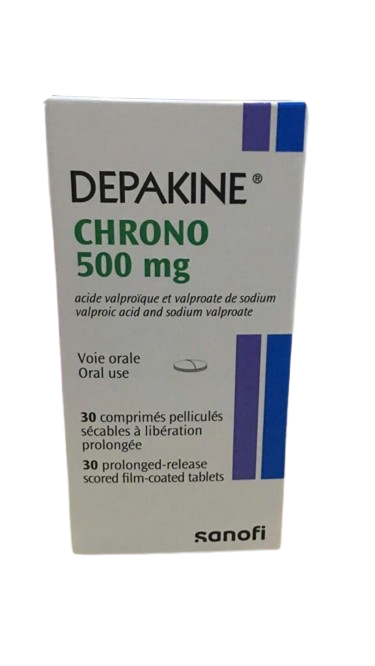 Depakine Chrono 500mg lọ 30 viên Sanofi