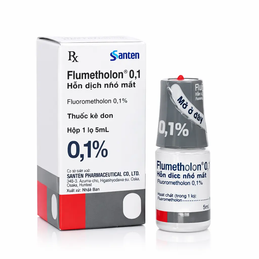 Flumetholon 0.1% lọ 5ml Santen Nhật Bản