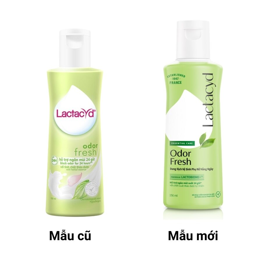 Lactacyd Odor Fresh lá trầu lọ 150ml Sanofi