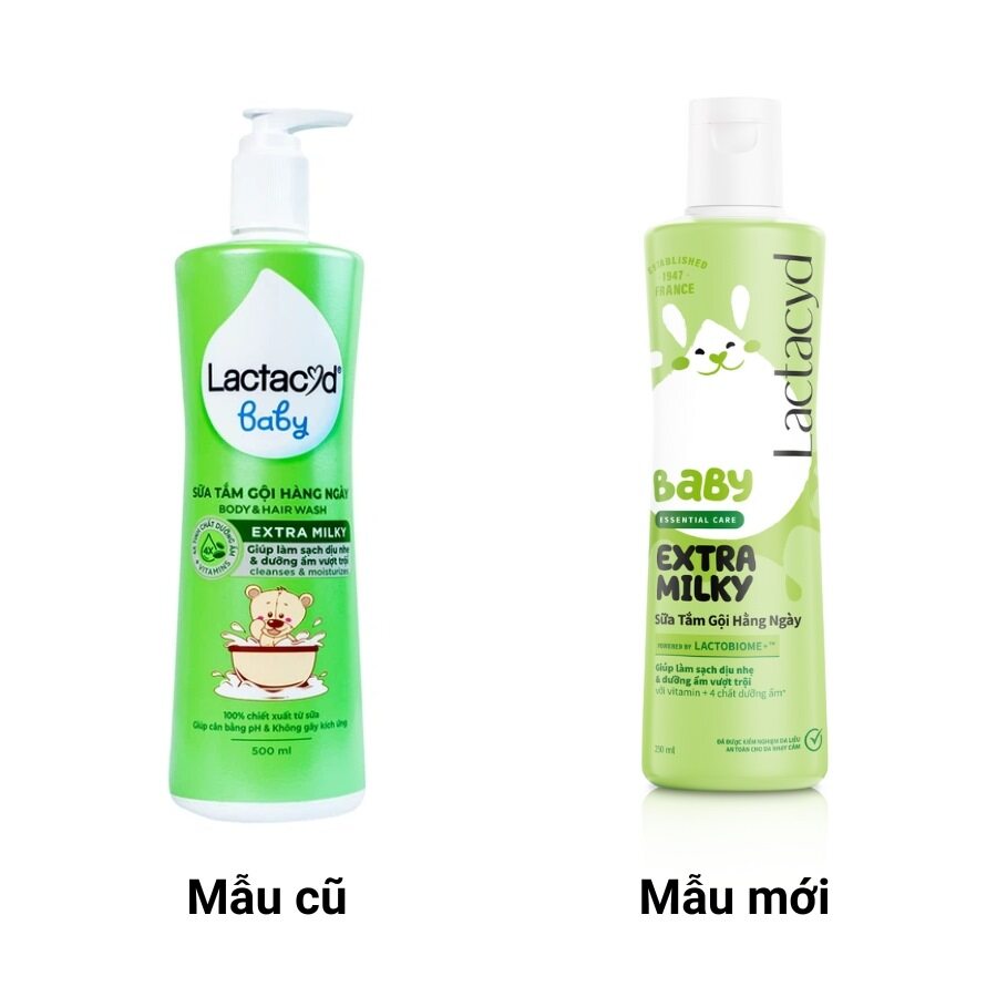 Lactacyd baby Extra Milky lọ 250ml Sanofi
