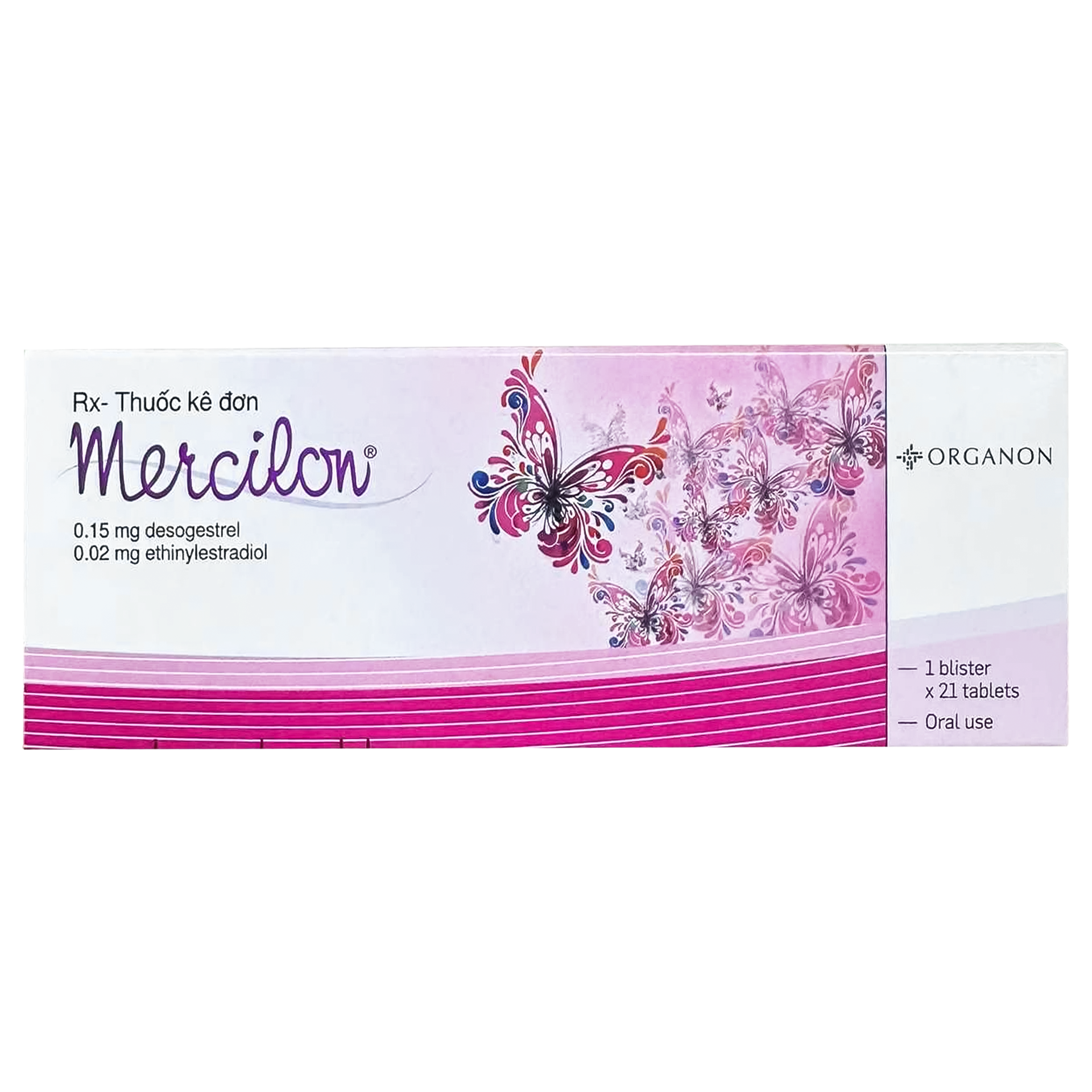 Mercilon tránh thai hộp 21 viên nén Organon