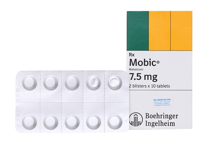 Mobic 7.5mg hộp 2 vỉ x 10 viên nén Boehringer