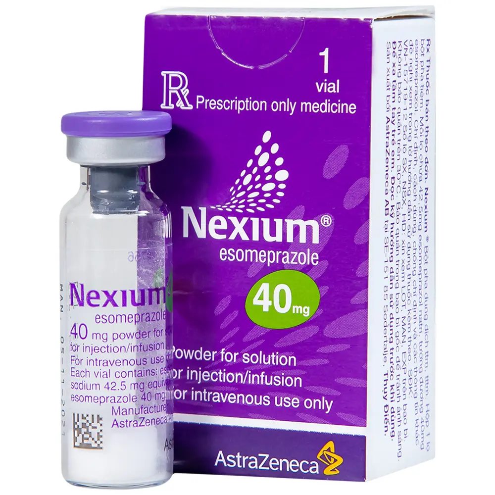 Nexium Esomeprazole 40mg bột pha tiêm AstraZeneca