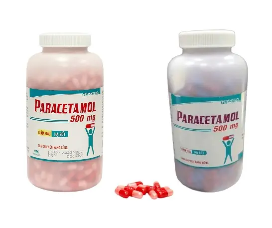 Paracetamol 500mg lọ 500 viên nang Cửu Long