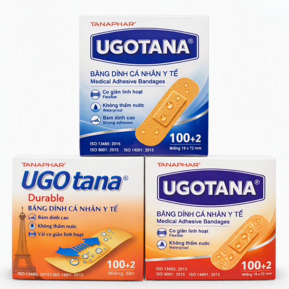 Ugo tana hộp 102 miếng 19 x 72 mm Tân Á