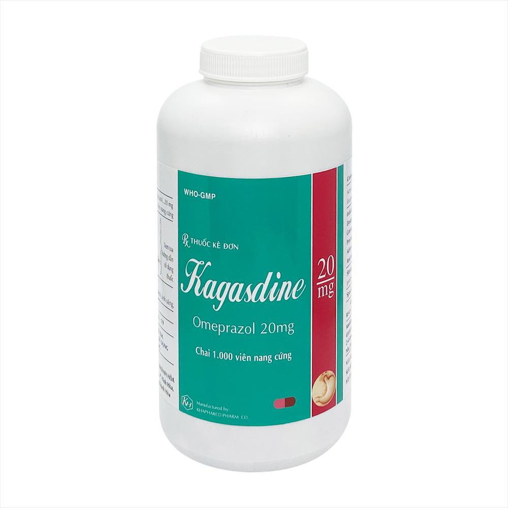 Kagasdine Omeprazol 20mg lọ 1000 viên nang Khánh Hòa