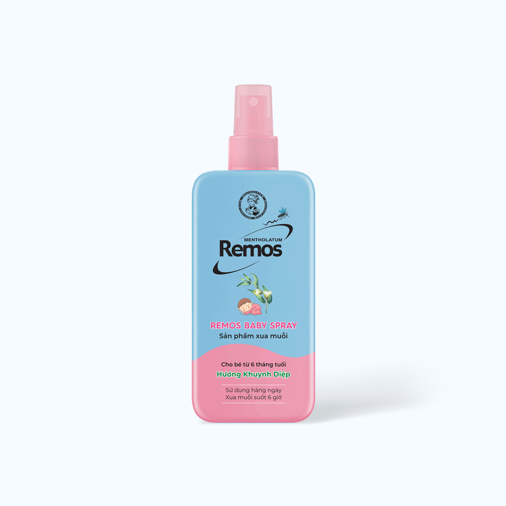 Remos Baby xịt hương khuynh diệp chai 70ml Rohto