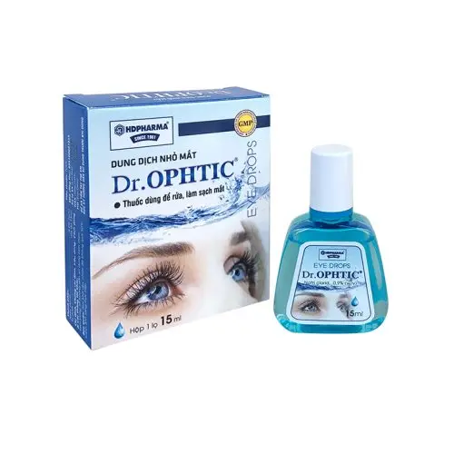 Dr Ophtic 22 dung dịch nhỏ mắt hộp 1 lọ 15ml HDPharma