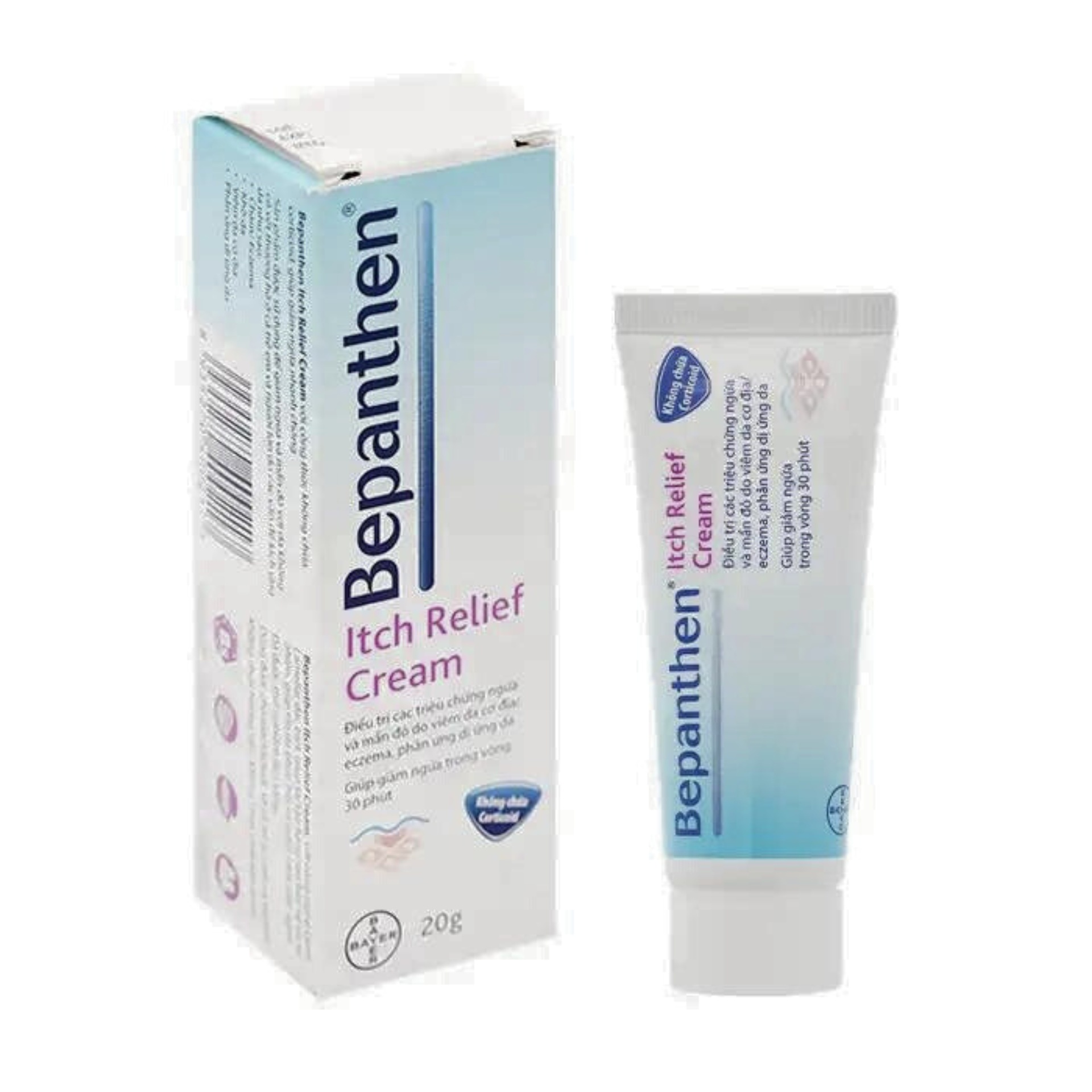 Bepanthen Itch Relief Cream kem trị mẩn ngứa, mẩn đỏ tuýp 20g Bayer