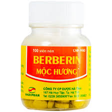 Berberin Mộc Hương lọ 100 viên Hadiphar
