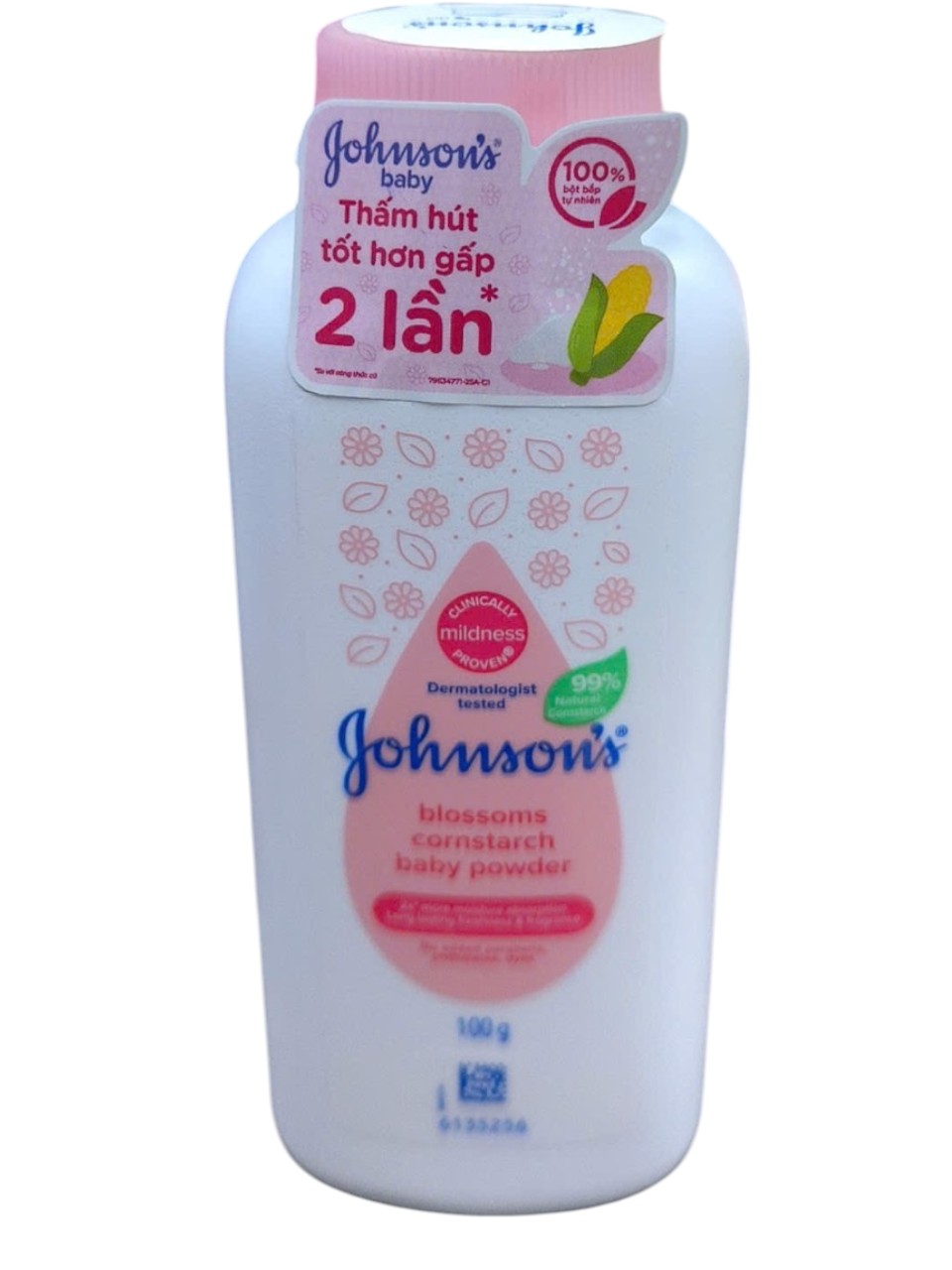 Johnson Baby phấn rôm lọ 100g Thái Lan (mẫu mới)