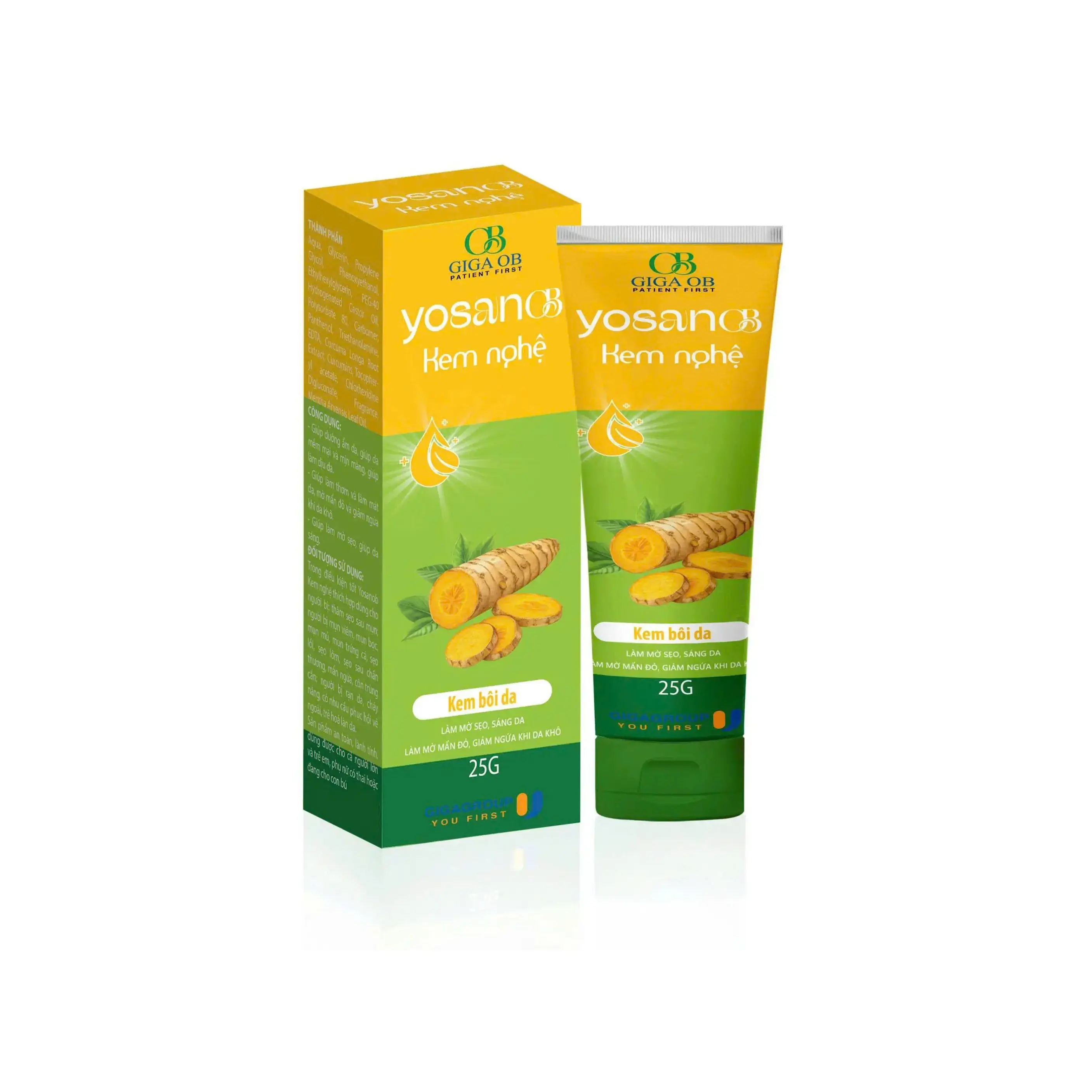 YosanOB kem nghệ tuýp 25g Giga OB 